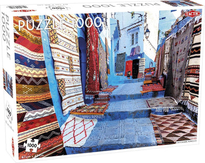 Taktikpuzzle rund um die Welt: Chefchouen Marokko – 1000 Teile