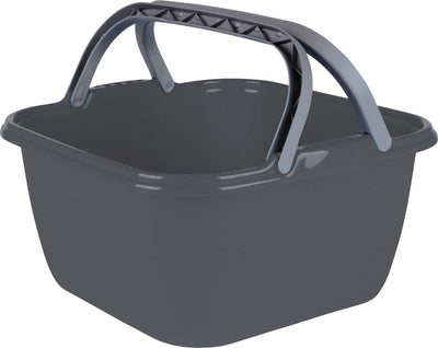 Bo-Camp – Camping-Geschirrspüler – quadratisch – 13 Liter – grau