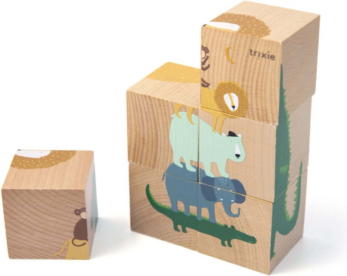 Trixie Holzblock -Puzzle -Tiere