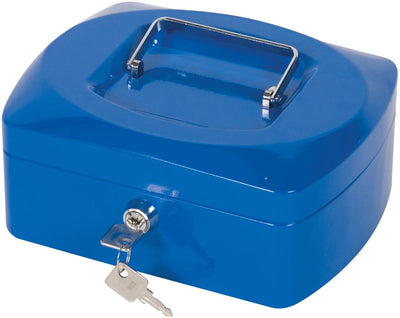 Q-connect Geldkassette | 205 x 160 x 85 mm | blau