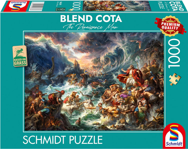 Schmidt - Puzzle - Die Straße durch das Meer - Blend Cota - 1000 Teile - Erwachsene - ab 12 Jahren