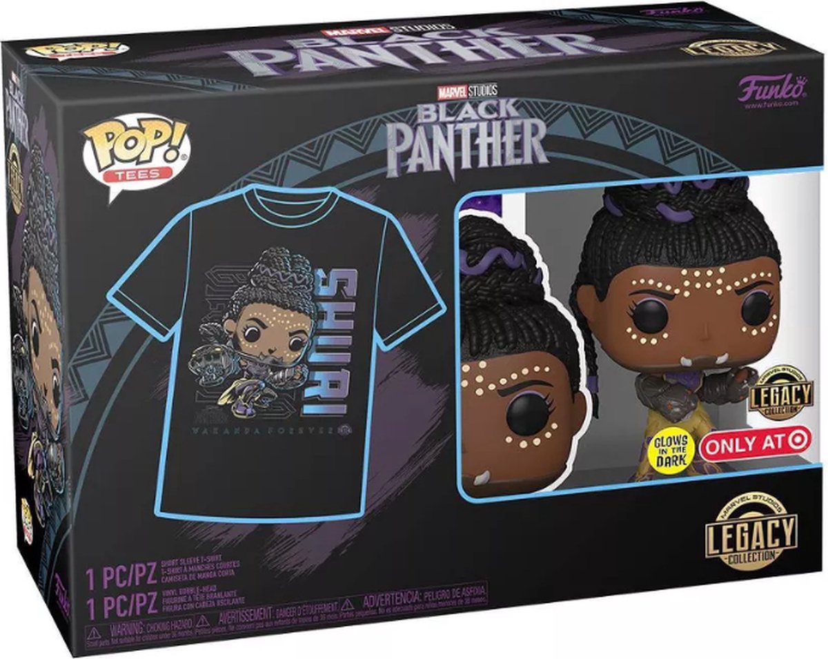 Funko Pop! T-Shirt-Box: Marvel Black Panther Legacy Kollektion - Shuri #876 (M)
