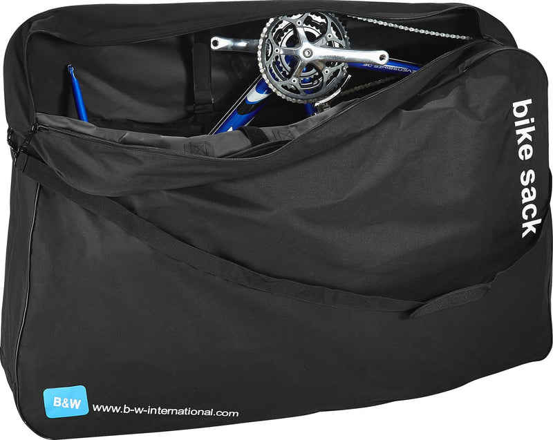 Schwarzer Fahrradrucksack