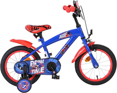 Volare Sonic Prime Kinderfahrrad – Jungen – 14 Zoll – Blau Rot