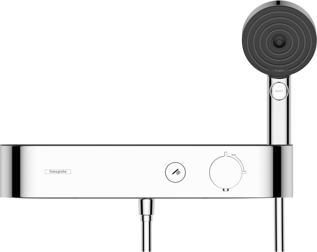 Hansgrohe Duschtablett Select 400 Aufputz-Duschthermostat Chrom
