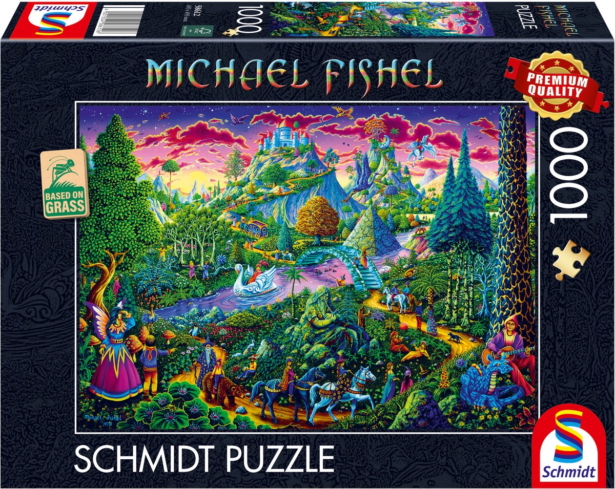 Schmidt - Puzzle - Fantastische Märchenwelt - Michael Fischel - 1000 Teile - Erwachsene - ab 12 Jahren