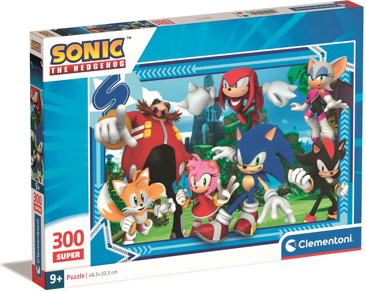 Clementoni Jigsaw Puzzle Super Color Sonic, 300st.