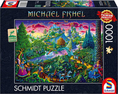 Schmidt - Puzzle - Fantastische Märchenwelt - Michael Fischel - 1000 Teile - Erwachsene - ab 12 Jahren