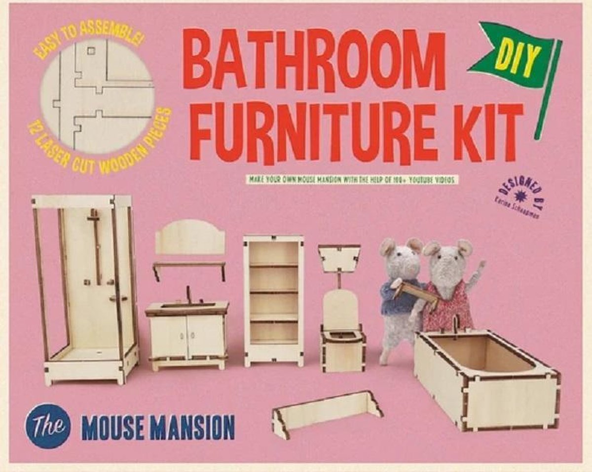 Das Mäusehaus-Möbelset – Badezimmer