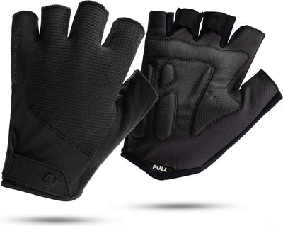 Rogelli Essential Fahrradhandschuhe Herren – Sommer – Schwarz – S