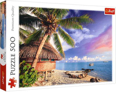 Trefl Puzzle Bora-Bora-Insel – 500 Teile Puzzle für Erwachsene.
