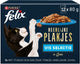 Felix leckere Scheiben - Nassfutter für Katzen - Lachs - 12x80g