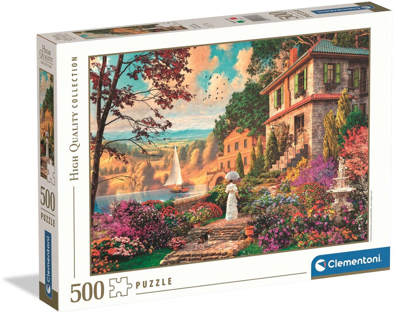 Ty Clementoni Victorian Promenade – Viktorianisches Puzzle 500 Teile Erwachsene – Puzzle HQC hochwertige Kollektion ab 10 Jahren