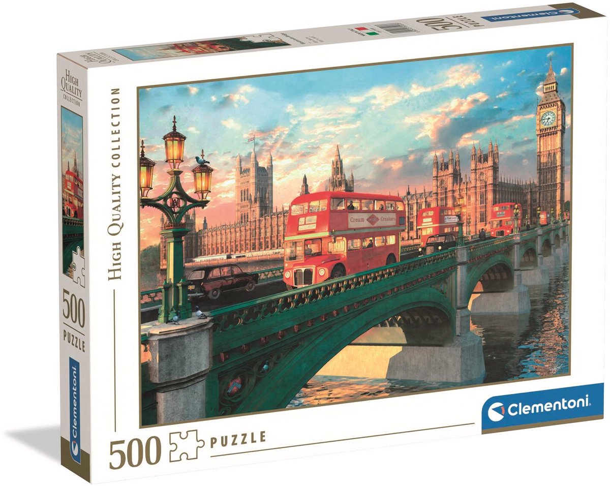Clementoni Jigsaw Puzzle London Bridge, 500st.