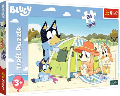 Trefl – Rätsel – 24 Maxi – Blueys toller Tag, BBC Bluey