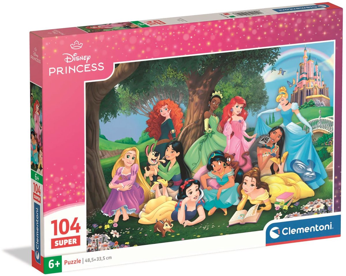 Clementoni Disney Prinzessin - Super (104 Teile)