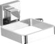 Wenko Haartrocknerhalter Vacuum-Loc 14 x 7,5 cm Edelstahl Silber