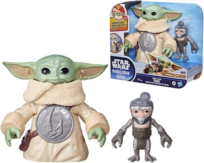 Star Wars Hasbro: The Mandalorian Grogu Elektronische Actionfigur Huggin' Grogu Anzellan 17 cm Actionfigur