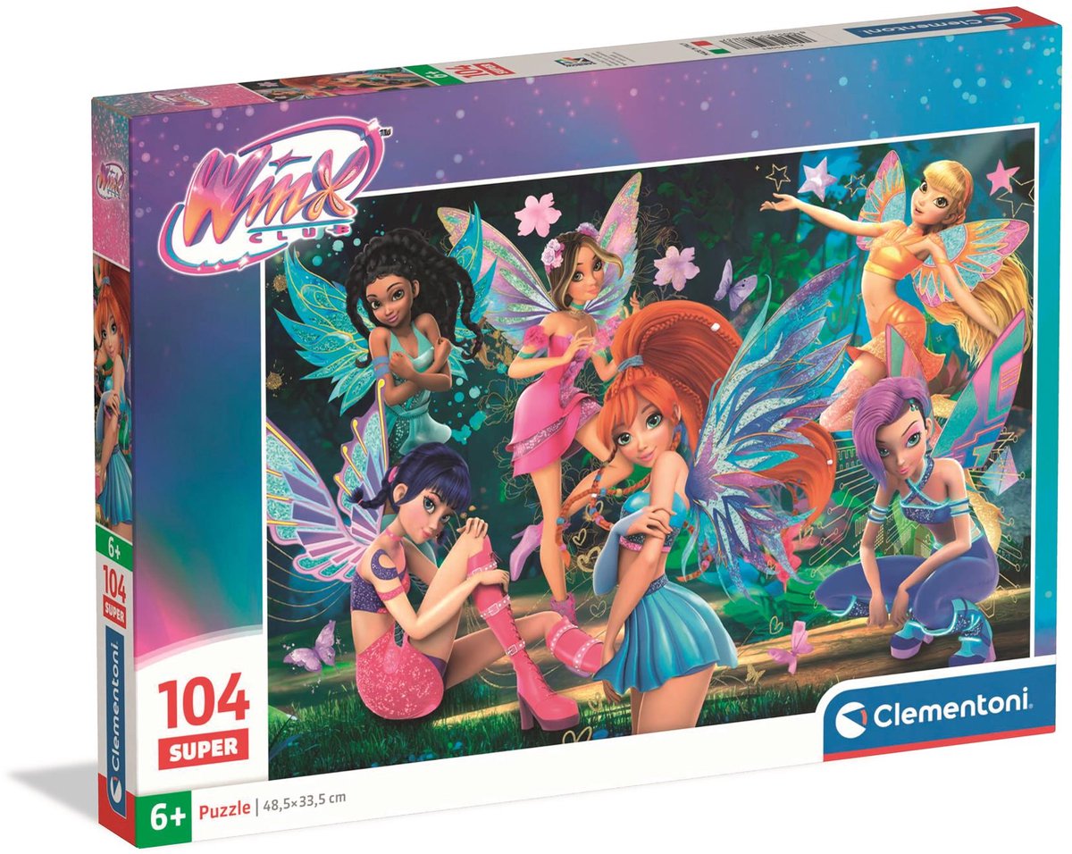 Clementoni - Puzzle - 104 Teile - Winx Club - Super - ab 7 Jahren