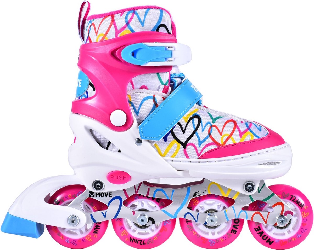 Move Inlineskates: Love White Pink (562411) Größe 38 41