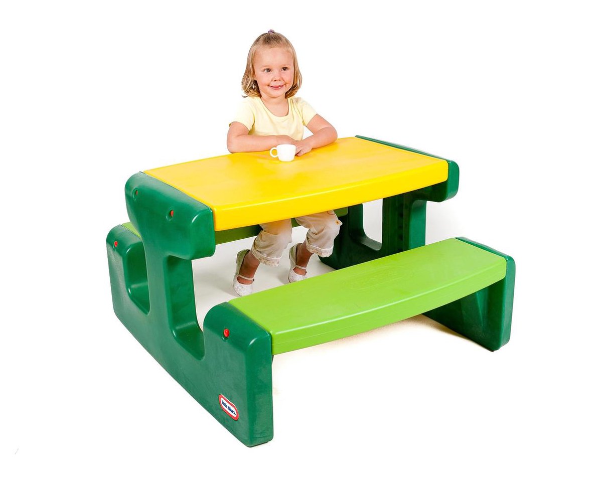 Little Tikes großer Spieltisch – Picknicktisch grün