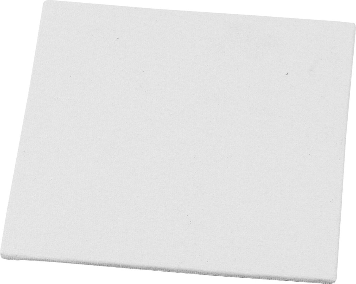 Creativ Company Canvas Panel Weiß, 12,4 x 12,4 cm