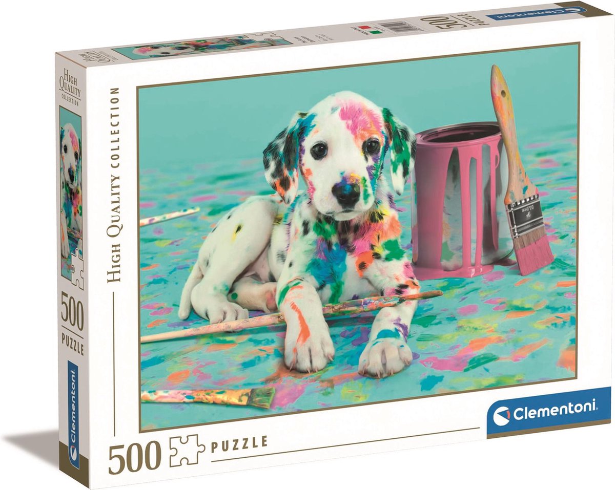 Clementoni - Puzzle - 500 Teile - Der lustige Dalmatiner - Puzzle für Erwachsene