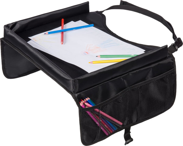Dooky® Dooky Reisetisch – Reisetisch für Kindersitz, Buggy, Auto – Ablagefächer mit erhöhtem Rand – langlebig, leicht zu reinigen