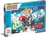Clementoni Jigsaw Puzzle Super Sonic, 104st. - afbeelding 1
