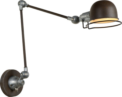 Lucide Honore - Wandleuchte - 1xe14 - Rostbraun