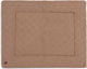 Jollein – Laufstallmatte 75 x 95 cm – Baby-Spielmatte – karierter Strickkeks