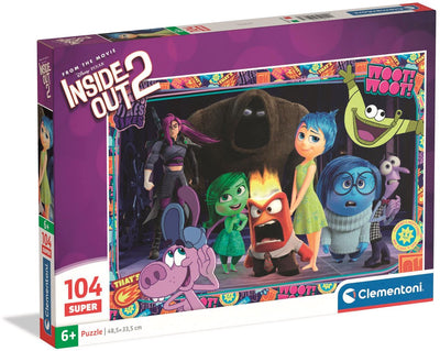 Clementoni – Kinderpuzzle – 104 Teile – Inside-Out-Thema – Puzzle ab 6 Jahren