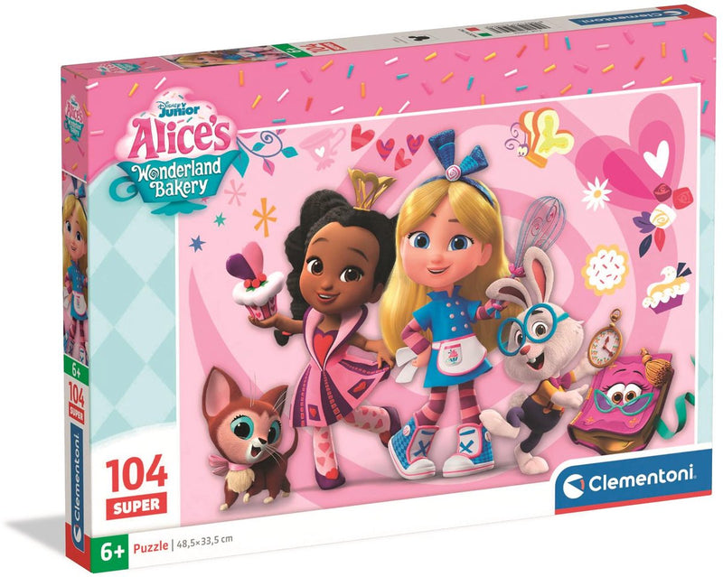 Clementoni – Puzzle – 104 Teile – Super Alice Bakery Disney – Kinderpuzzle – ab 6 Jahren