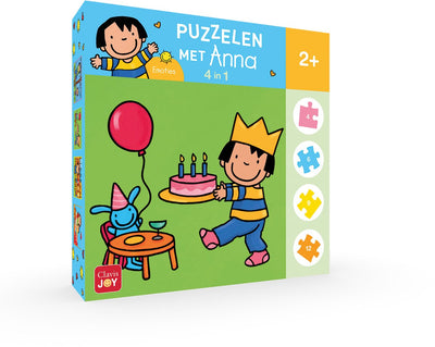 Clavis rätselt mit Anna. 4-in-1-Puzzle-Emotionen
