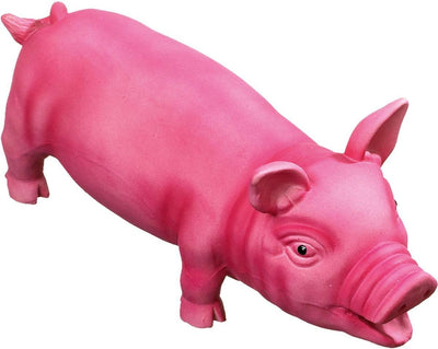 Flamingo-Latexschwein - Hundespielzeug - 33 cm - rosa