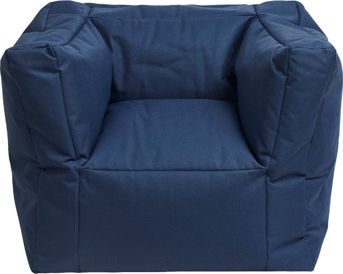 Jollein – Kindersessel (jeansblau) – Kindersitzsack – 1 bis 4 Jahre – 46 x 110 cm