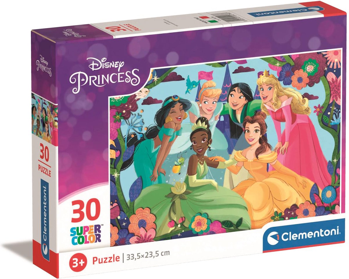 Clementoni Jigsaw Puzzle Super Color Prinzessin, 30st.
