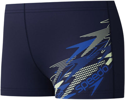 Speedo Medley Logo Aqua Shorts Jungen Sport-Badehose – Marineblau