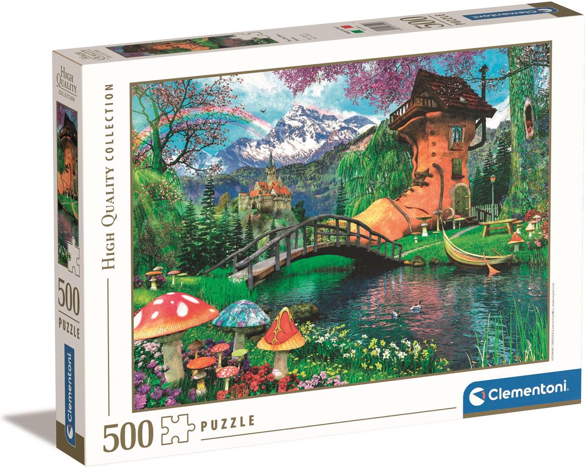 Clementoni Puzzle Das alte Schuhhaus, 500st.