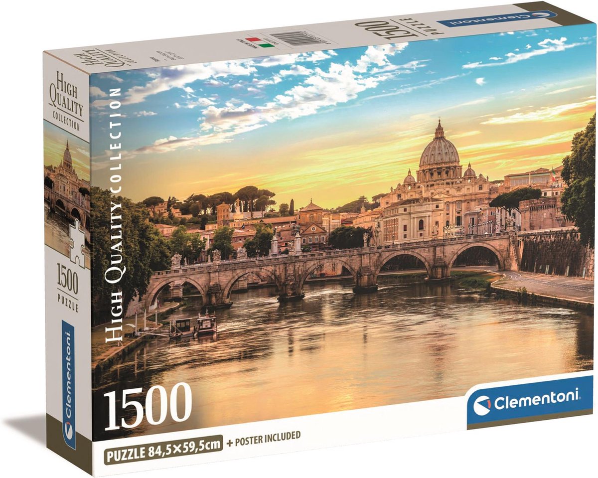 Clementoni – Puzzle – 1500 Teile – Rom – Puzzle für Erwachsene – hochwertige Sammlung