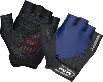 Gripgrab – Progel gepolsterte Kurzfinger-Sommer-Fahrradhandschuhe, Fahrradhandschuhe mit Polsterung – Marineblau – Unisex – Größe XS