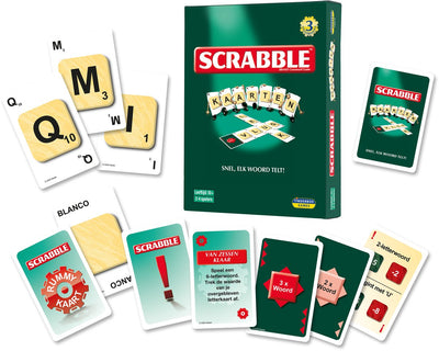 Megableu Scrabble – Kartenspiel – Brettspiel für die Familie – Reisespielformat