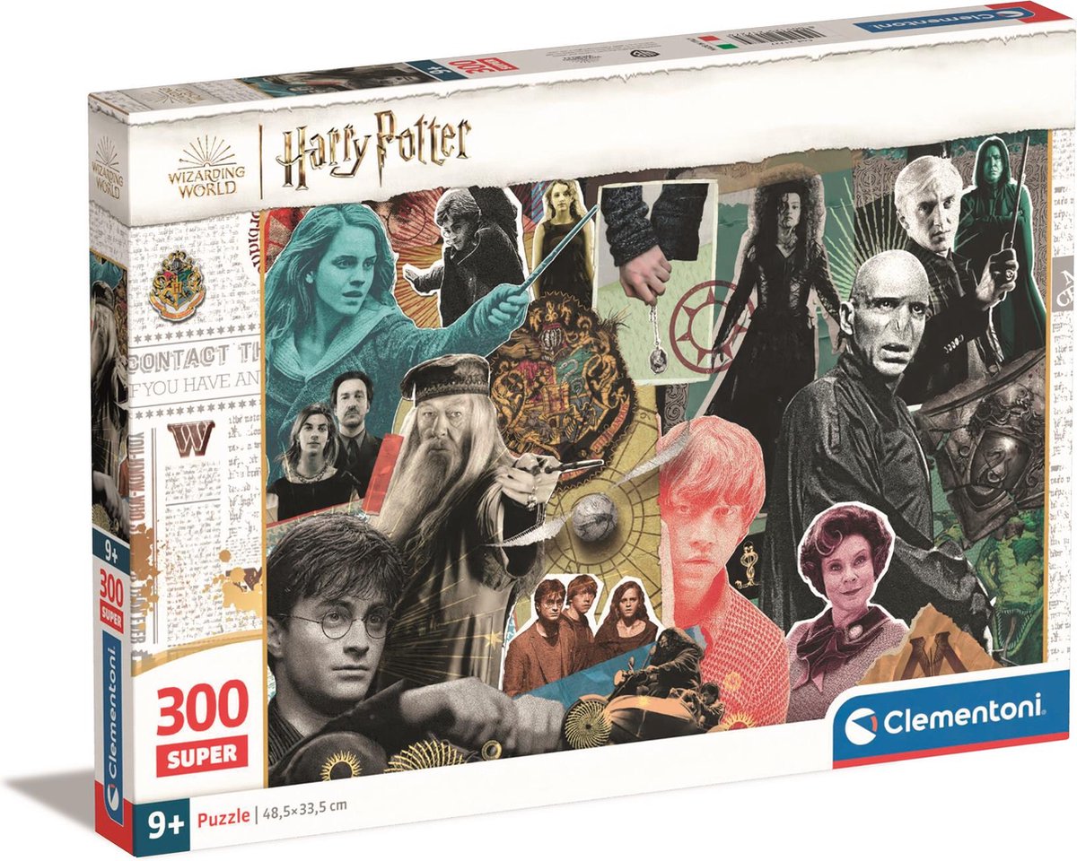 Clementoni – Puzzle – 300 Teile – Super Harry Potter – Puzzle für Kinder – ab 9 Jahren