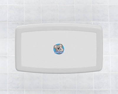 Koala Kare – klappbarer Wandwickeltisch – Wickeltisch – horizontal – kb300-en-05 – weiß – Granit