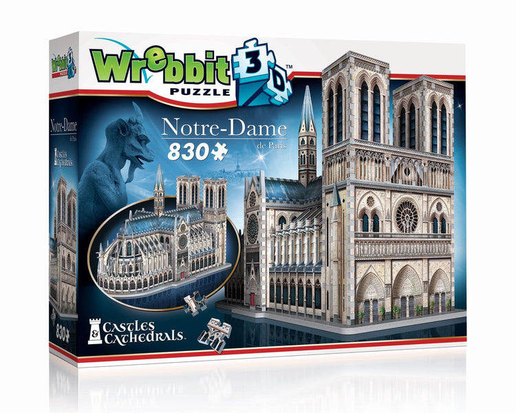 Wrebbit Notre-Dame de Paris – 3D-Puzzle – 830 Teile