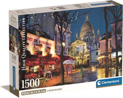Clementoni – Puzzle – 1500 Teile – Paris Montmartre – Puzzle für Erwachsene