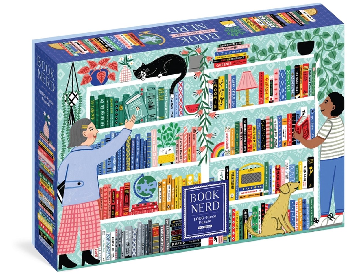 Buch-Nerd-Puzzle mit 1.000 Teilen