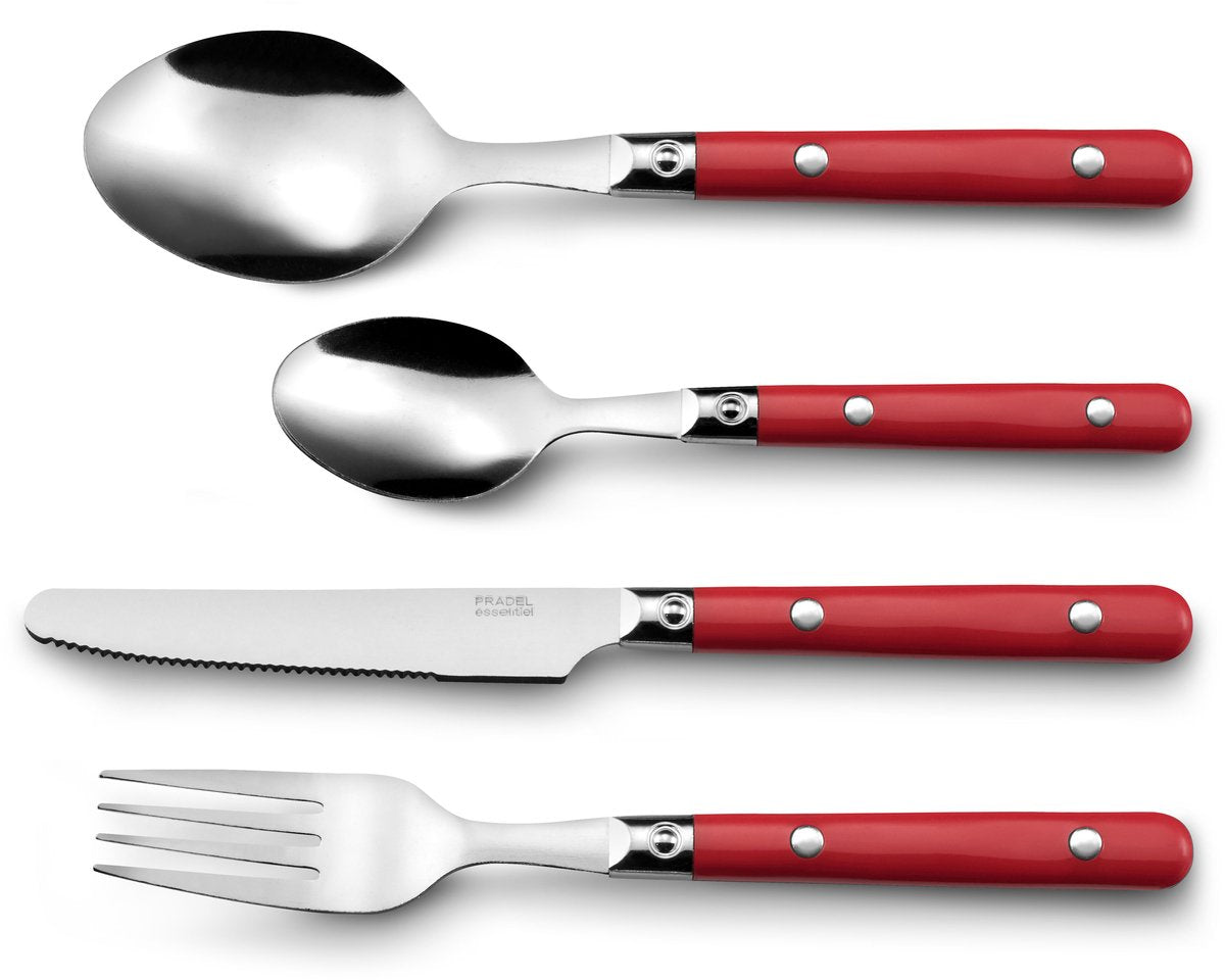 Amefa Besteckset Saxo Rot Bicolor 16-teilig (25 cm)