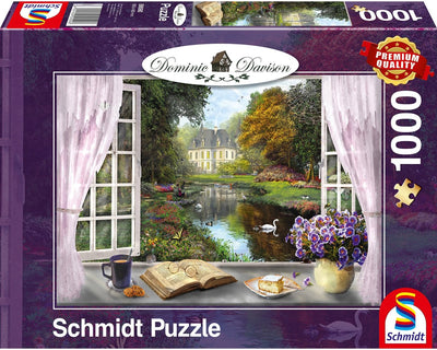 Schmidt Puzzle Schlossgarten Karton 1000 Teile