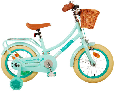 Volare Exzellente Kinderfahrrad - Mädchen - 14 Zoll - grün